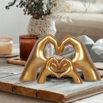 Pack Harmony Hands.2 main petite et grande. Noir et Doré