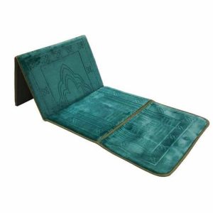 Tapis de prière confortable avec dossier // Tapis pliable douce