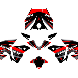 Kit déco Yamaha Tracer 700 – Racing Rouge