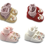 Pantoufles bébé avec chaussettes intégrées Motifs filles