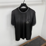 T-shirt homme haute qualité de luxe Noir