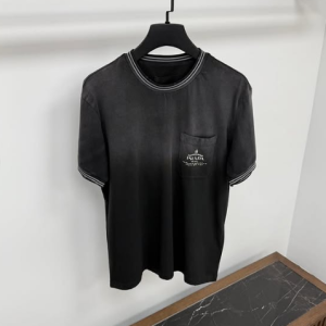 T-shirt homme haute qualité de luxe Noir