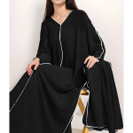 Abaya élégante en crêpe
