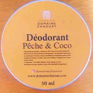 Pack ×2 déodorant anti-transpirant solide Pêche - Coco 50 ml sans sel d'aluminium