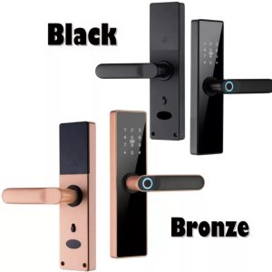 X5 Serrure Électronique Wifi Serrure De Porte Intelligente Verrouillage D'empreintes Digitales Mot De Passe IC Carte Clé USB Charge pour La Maison Intelligente app tuya