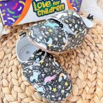 Chaussures 1ers pas en cuir motif licorne