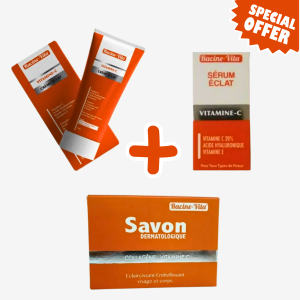 RACINE VITA PACK ÉCLAT SAVON COLLAGEN VITAMINE C + SÉRUM VITAMINE C ÉCLAT + CRÈME ÉCLAT VITAMINE C
