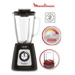 Moulinex Blender 800W LM437825 Blendforce Bol verre + Moulin à café