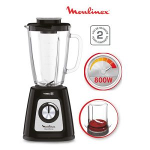 Moulinex Blender 800W LM437825 Blendforce Bol verre + Moulin à café