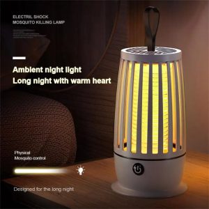 Electric Shock : Lampe anti-moustiques avec technologie UV et choc électrique