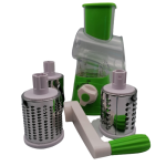 Mini Hachoir Manuel en Acier Inoxydable Rouge 3en1