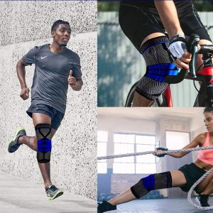 Genouillère de compression – Support sportif respirant et confortable