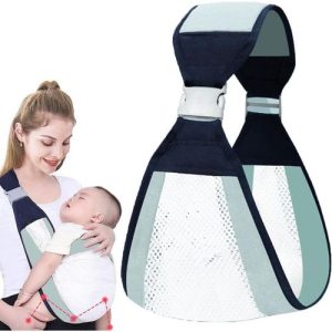 Porte-Bébé Ergonomique Sangle Pour Bébé Réglable Écharpe De Portage Bébé Respirante