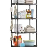 Étagère À Épices Noire De Grande Capacité À 3 Niveaux Pour Comptoir De Cuisine, Organisateur Multifonctionnel