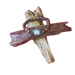 Bracelet Oud Avec Motif Royal D’Argent