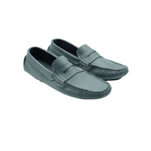 Mocassins Hommes en cuir Gris