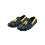 Mocassins Hommes en Daim Bleu et Jaune
