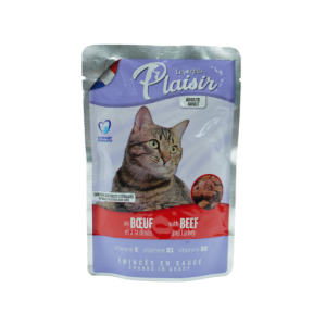 Pâté pour Chat Goût Bœuf et Dinde - PLAISIR