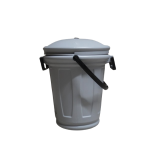 Seau poubelle plastique avec  couvercle anti odeurs