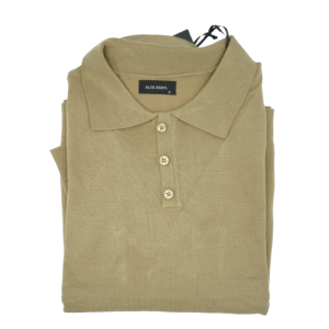 Polo à Manches Longues pour Homme Beige