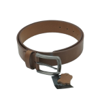Ceinture classique en cuir Marron pour Homme