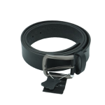Ceinture classique en cuir Noir pour Homme