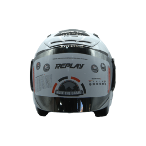 Casque Moto - REPLAY Bleu, Blanc, Noir