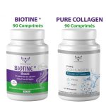 HEALTH POWER PACK BIOTINE 90 COMPRIMES + PURE COLLAGENE 90 COMPRIMES
