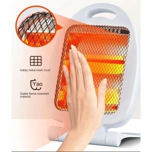 E.GENIAL Chauffage Electrique - 800W - Chauffage silencieux et Rapide - Chauffage quartz