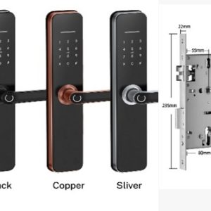 SERRURE INTELLIGENTE WIFI DI-H07B +8 Piles Fournies: