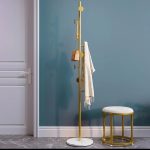 Porte-Manteau Moderne en Finition Or