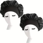 Bonnet de Nuit en Satin Élastique pour Femme
