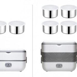 Lunch box portable 4 bol inox