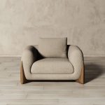 Canapé de créateur en bois extensible, pieds en bois, moderne, blanc, meubles de chambre à coucher, Salon, détente, bon marché, nouveau