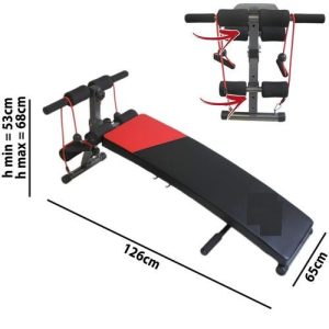 Banc de Musculation Réglable pour Abdominaux - Top Sport