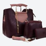Sac a main pour femme de Luxe haute qualité 3 piece cuir