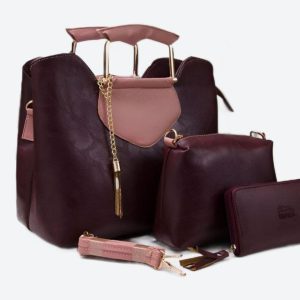 Sac a main pour femme de Luxe haute qualité 3 piece cuir