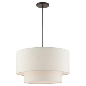 Luminaire Suspendu LIBERIA rond 30cm Raphia Zen Design Naturel