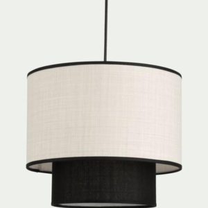 Luminaire Suspendu LIBERIA rond 30cm Raphia Zen Design Naturel