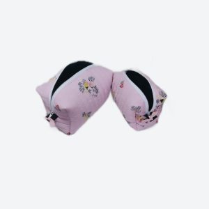 Trousse à Cosmétiques - Rose Bébé - Tailles XL et L