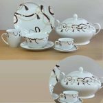 Service de Table Arabesque Royal de Luxe - 38 Pièces