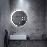Miroir de Courtoisie de Salle de Bain Mural Éclairé par LED