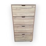 Range-chaussures moderne et élégant en bois MDF