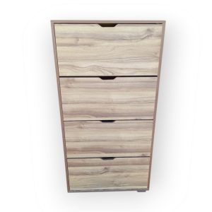 Range-chaussures moderne et élégant en bois MDF