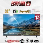 Echolink 32" Smart TV - Android 12 avec Récepteur TNT