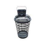 Panier à Linge avec Panier à Pinces Inclus - Design Tressé Moderne et Résistant