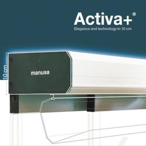KIT MOTEUR COMPLET PORTE COULISSE VITREE MANUSA ACTIVA