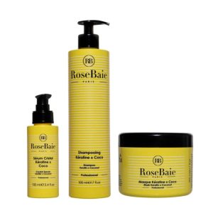 RoseBaie Trio Kératine x Coco Shampooing Masque & Sérum