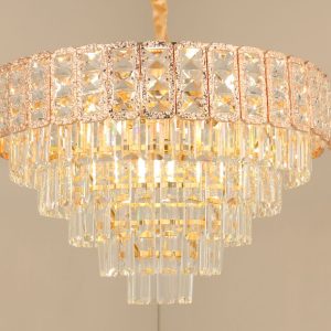 Lustre en Cristal Moderne DSRJ Gold