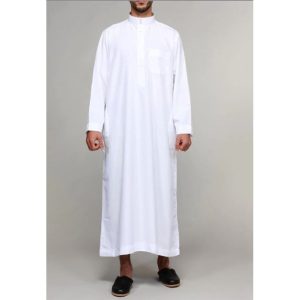 Jabador Maroc Qamis Hommes - Blanc
